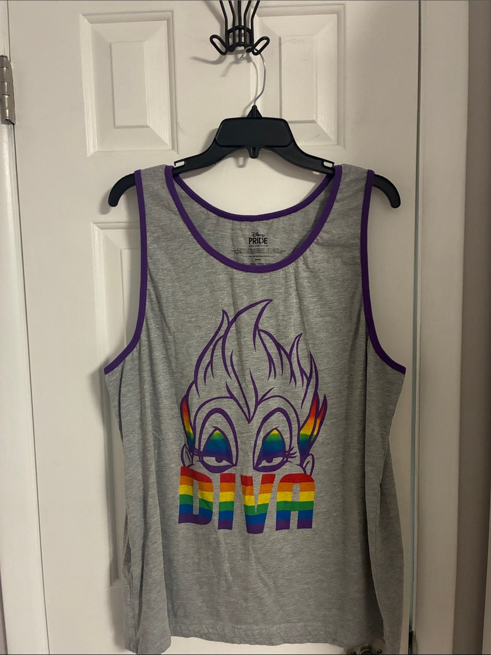 Disney Pride Ursula Rainbow 'DIVA' Tank